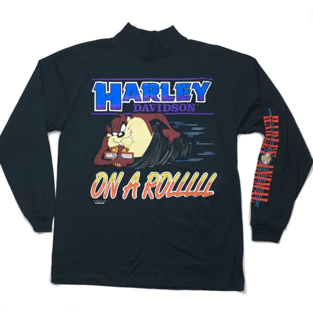 VTG 1993 Harley-Davidson Looney Tunes L/S Shirt